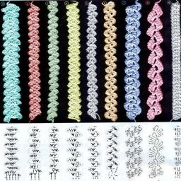 Тесьма крючком