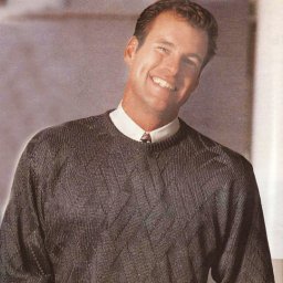 Вяжем сдержанный мужской пуловер