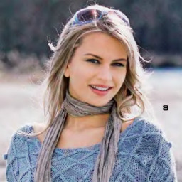 Пуловер с кокеткой