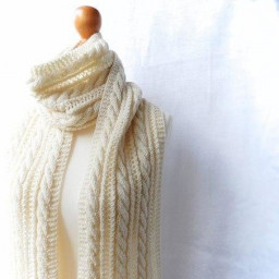 Шарф "Парное молоко": описание