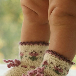 Детские носочки с орнаментом