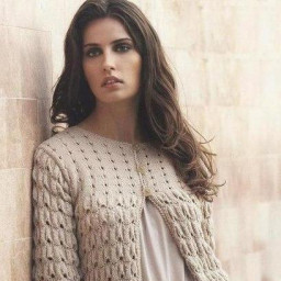 ​Жакет с оригинальным узором