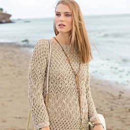 Вяжем джемпер с сочетанием узоров