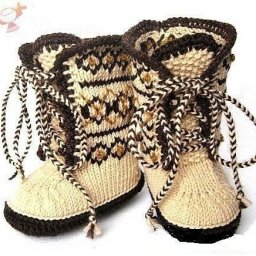 Бежевые угги Лапландия