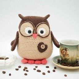 Бодрая совушка, вяжем крючком