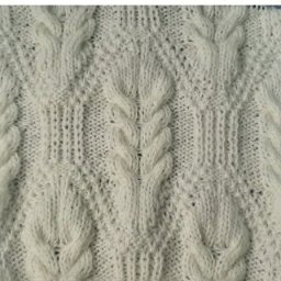 Эффектный узор спицами