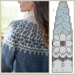 Кокетка спицами