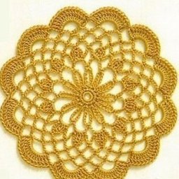 Простые круглые салфетки для начинающих в вязании крючком