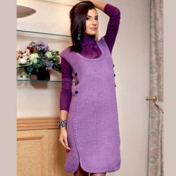 Сарафан спицами