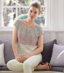 Женственный шелковый топ крючком