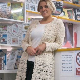 Уютный кардиган крючком