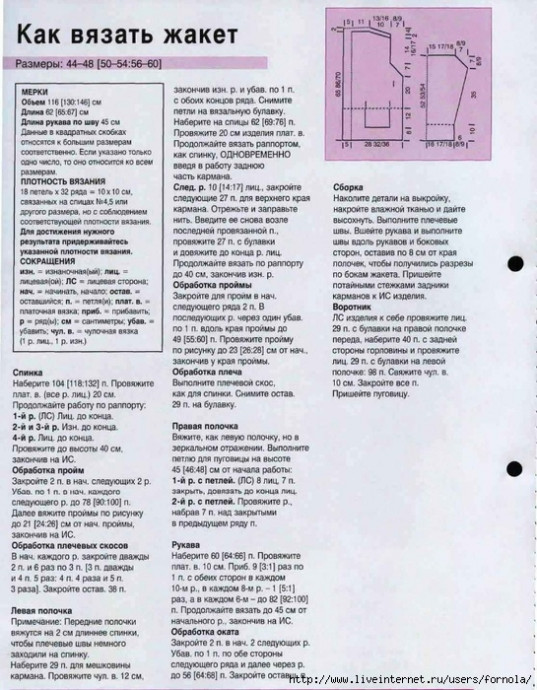 Повседневный жакет, вяжем спицами Повседневный жакет, вяжем спицами