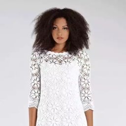 Ажурное нежное платье