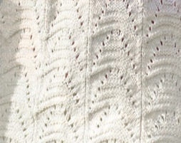 Ажурный узор спицами