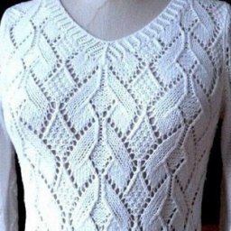 Шикарный джемпер спицами