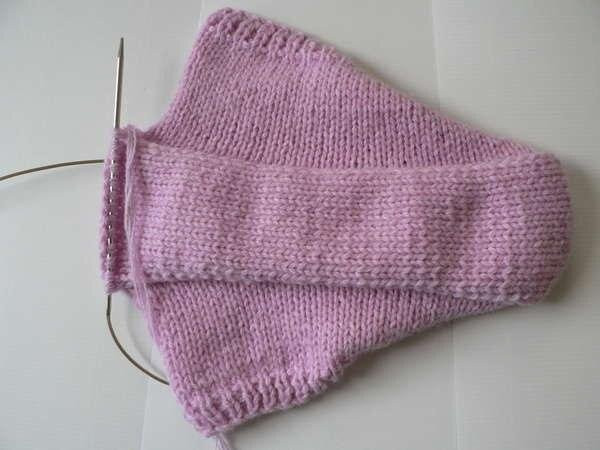 Тапочки спицами