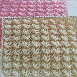 Узор спицами