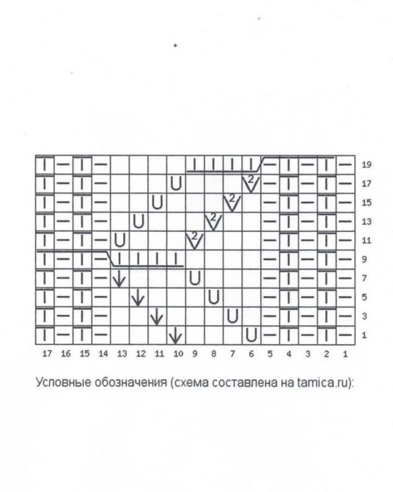 Красивый шарф спицами