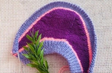 Удивительно лёгкие в исполнении следки: красивые и удобные, на двух спицах