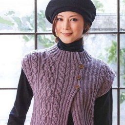 Схема арана для безрукавки спицами