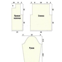 Универсальные выкройки для вязания жакетов и пуловеров