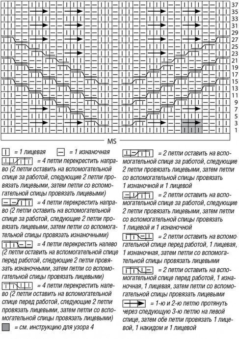 Комплект из жакета и митенок