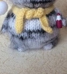 Очаровательые котики, вяжем спицами