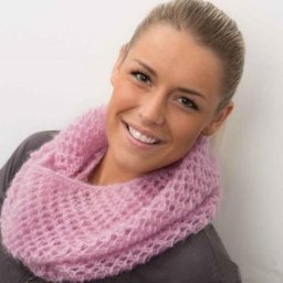 Нежный мохеровый снуд - утепляемся к осени!