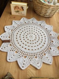 Ажурная салфетка крючком
