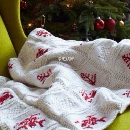 Стопроцентно новогодний плед!