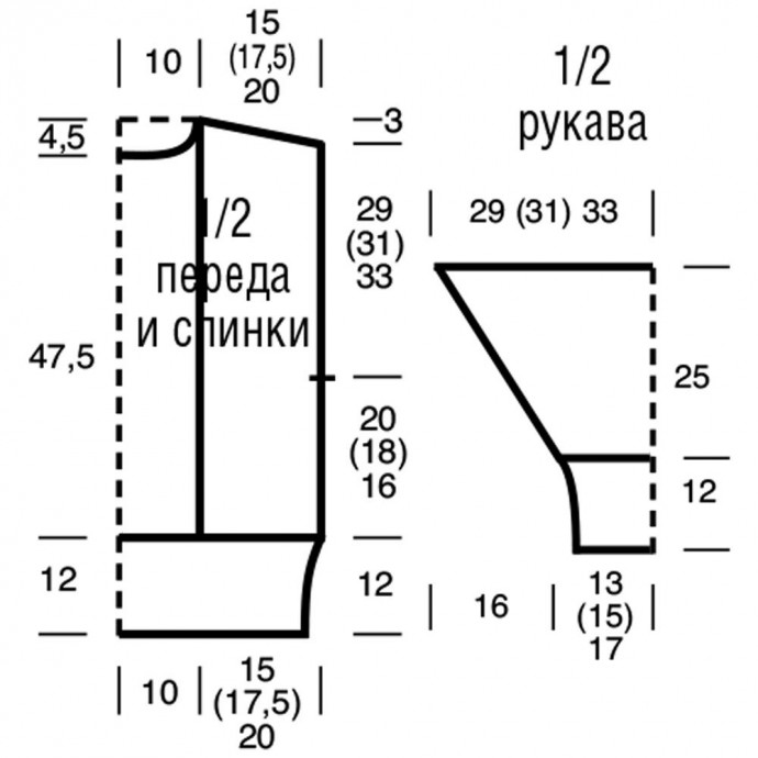 Джемпер оверсайз с широким рельефным узором