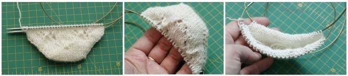 Миленькие короткие носочки на лето спицами