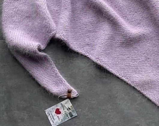 Бактус косынка спицами