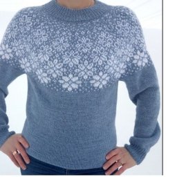 Красивая схема для жаккардового свитера