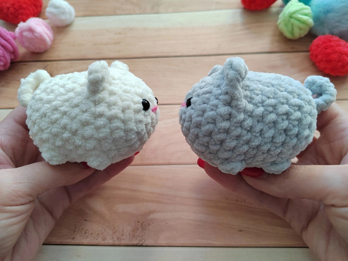 Котята крючком Котята крючком