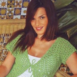 Нежное болеро крючком