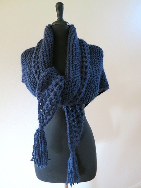 Стильный шарф-шаль