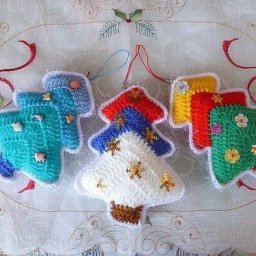 Ёлочки крючком