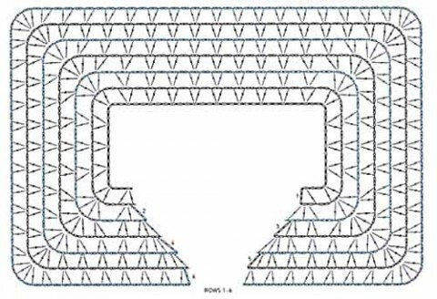Нарядная ажурная накидка