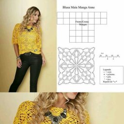 Ажурный топ из мотивов