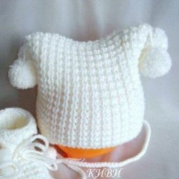 Детская шапочка "Снежок"