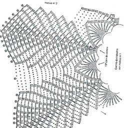 Интересная кокетка крючком