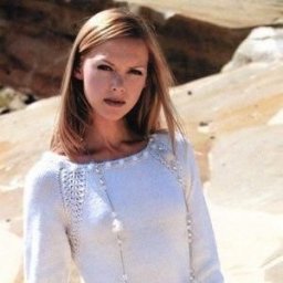 Вяжем красивое белоснежное платье