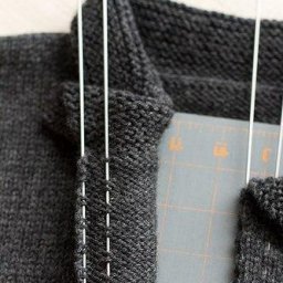 Вшиваем молнию в вязаное изделие, МК