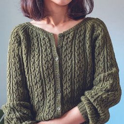 Ажурный кардиган "Mimosa", вяжем спицами