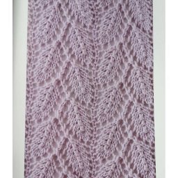 Ажурный узор спицами