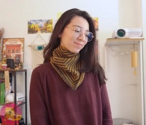 Πолоcaтaя бaндaнa спицами