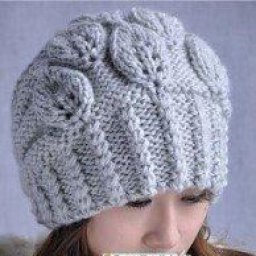 Идеи для теплых вязаных шапочек