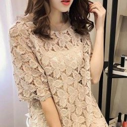 Идея для платья из ажурных мотивов