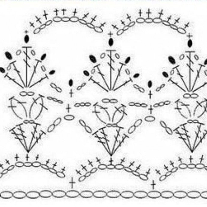 Интересный узор крючком
